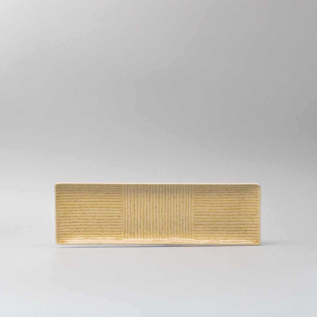 Plate Rectangular Sashimi 33cm Honey Glaze - Image 3