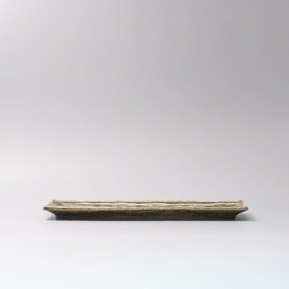 Plate Rectangular 33x10cm Sage Glaze - Image 5