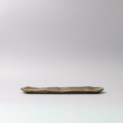 Plate Sashimi Organic Shape 13cm Sage Glaze - Image 4