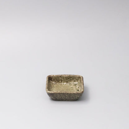 Sauce Dish Square 8cm Sage Glaze