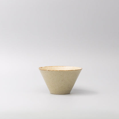Bowl Fluted 13cm Sand Fade Glaze - Image 2