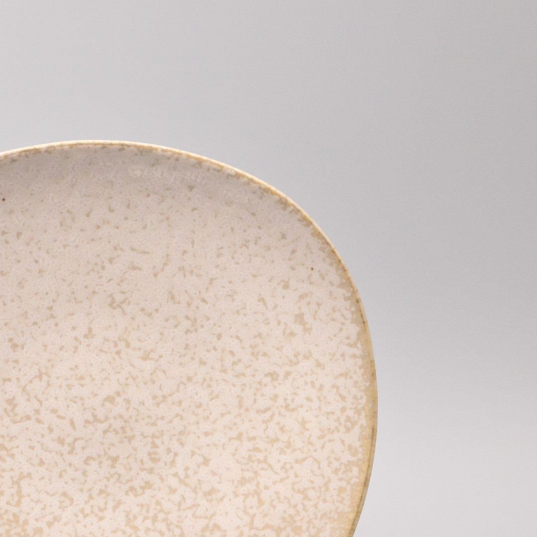 Side Plate 20cm White Fade Glaze - Image 4