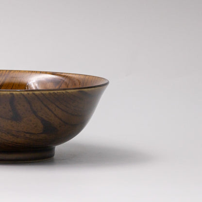 Udon Bowl 19cm Dark Kurumi Glaze - Image 2