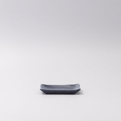 Sauce Dish 10cm Mamezara Blue Contour Glaze - Image 3