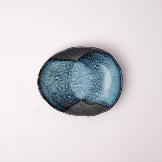 Organic Shallow Bowl 18.5cm Storm Glaze - Image 2