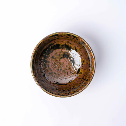 Bowl 17cm Moss Swirl Glaze - Image 2