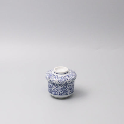 Cup Chawanmushi 170ml Blue Paisley Glaze - Image 5