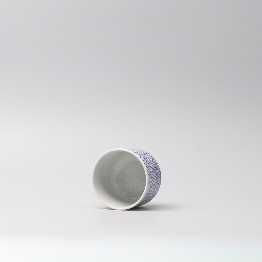 Cup Chawanmushi 170ml Blue Paisley Glaze - Image 4