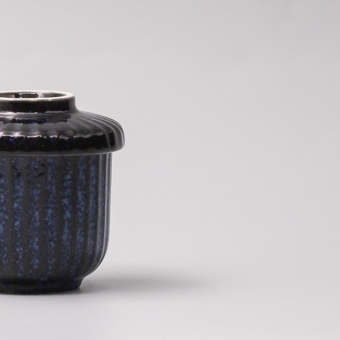 Cup Chawanmushi 170ml Indigo Blue Glaze - Image 3