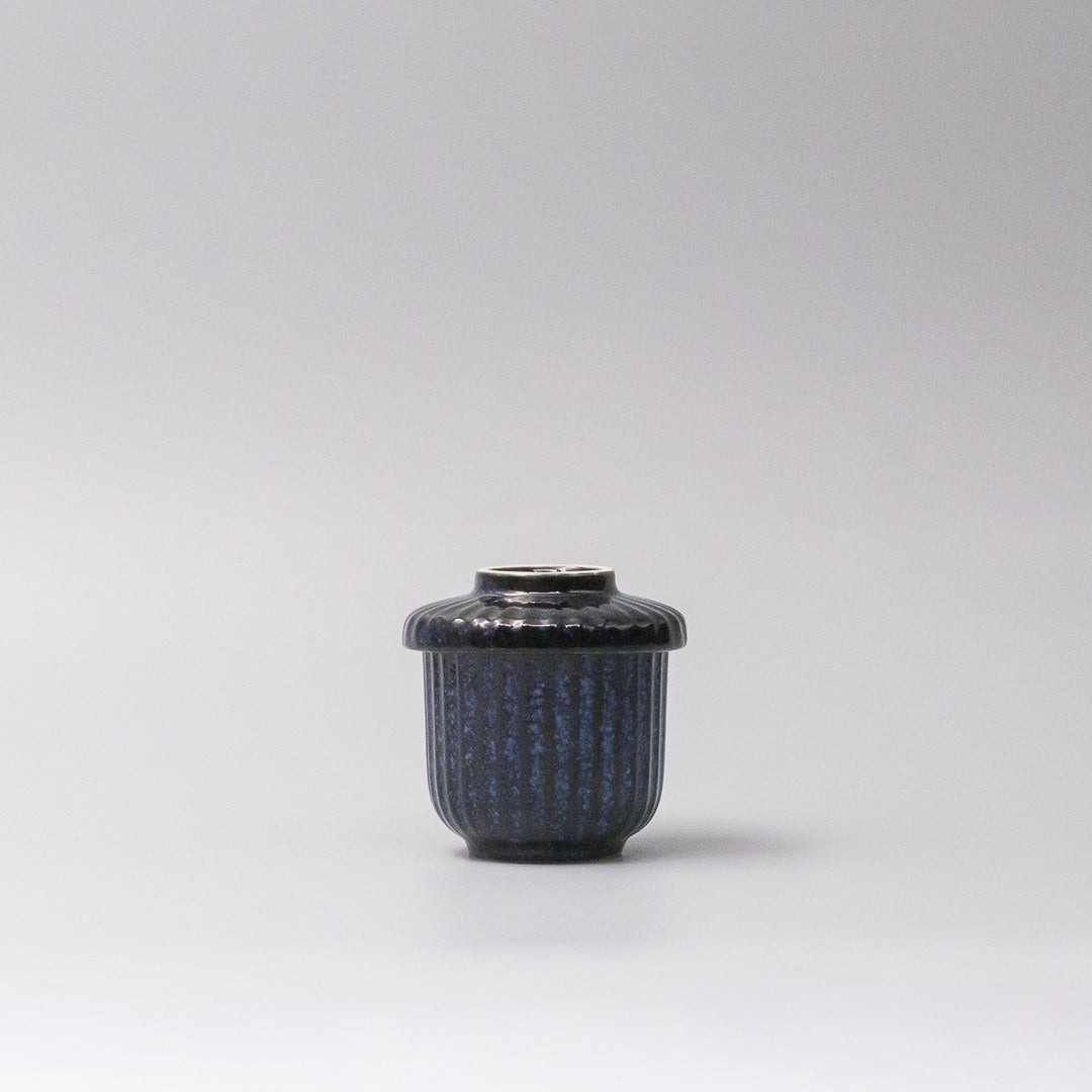 Cup Chawanmushi 170ml Indigo Blue Glaze - Image 2