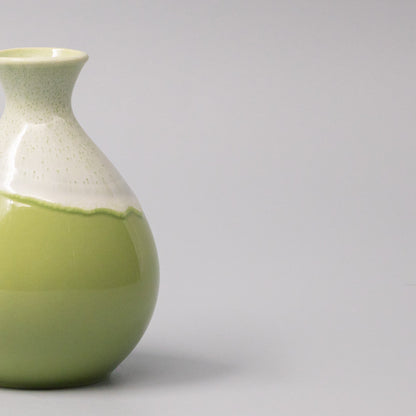 Sake Jug 300ml Pistachio White Drip - Image 4