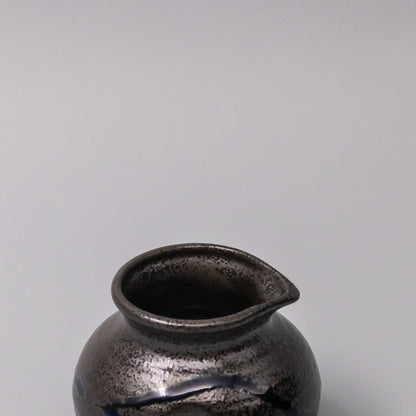 Pourer 120ml Metallic Black Blue Drip Glaze - Image 3
