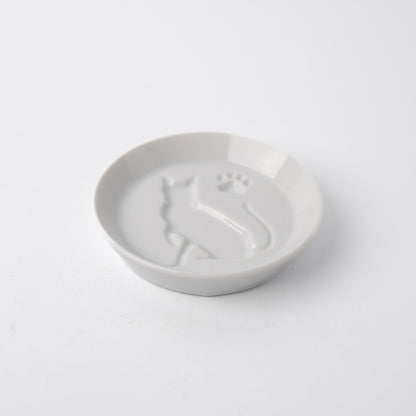 Sauce Dish Silhouette Cat