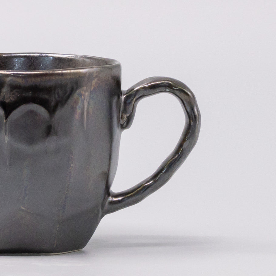 Mug in a Gift Box 260ml Black Drip Glaze - Image 2
