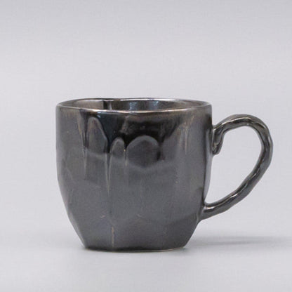 Mug in a Gift Box 260ml Black Drip Glaze - Image 4