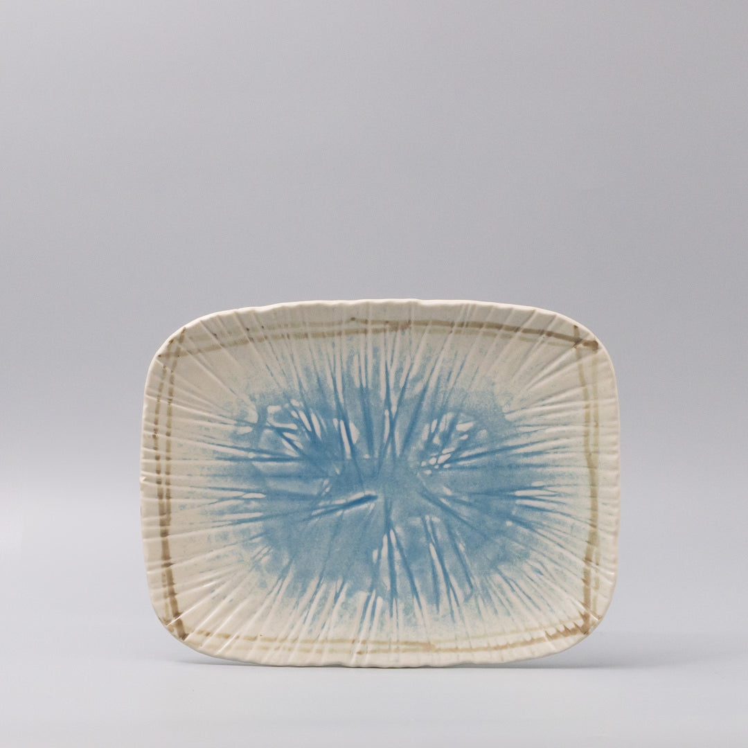 Sushi Platter 25.8x19.8cm Okinawa Glaze - Image 3