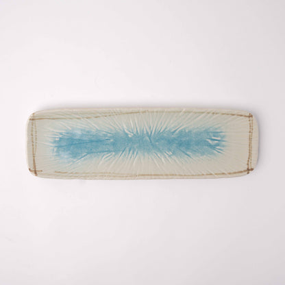 Sashimi Platter 35.2cm Okinawa Glaze - Image 2