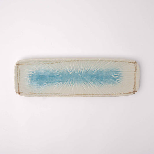 Sashimi Platter 35.2cm Okinawa Glaze - Image 2