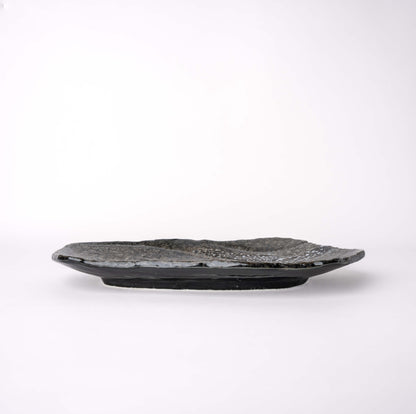 Sashimi Plate 27cm Shiranami Glaze - Image 3