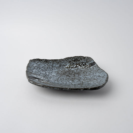 Sushi Plate 21cm Shiranami Glaze