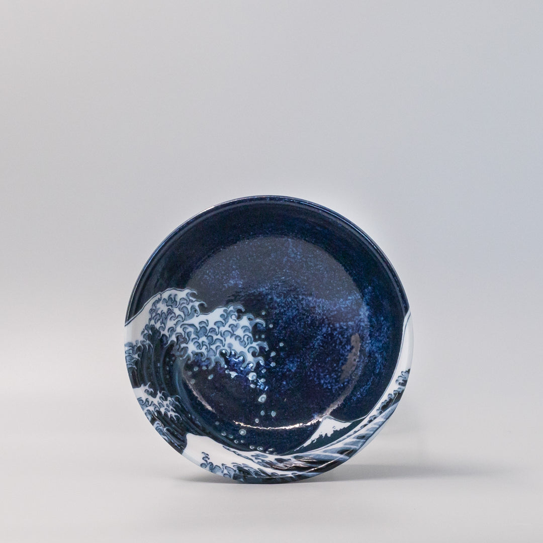 Udon Bowl 19.5cm Hokusai Great Wave Design - Image 4