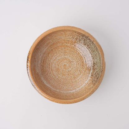 Bowl Thick Edge 20cm Orange Clay Glaze - Image 2