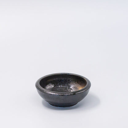 Bowl 12cm Gold Brush Glaze