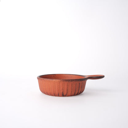 Oven Pot with Handle Orange Donabe - Image 2