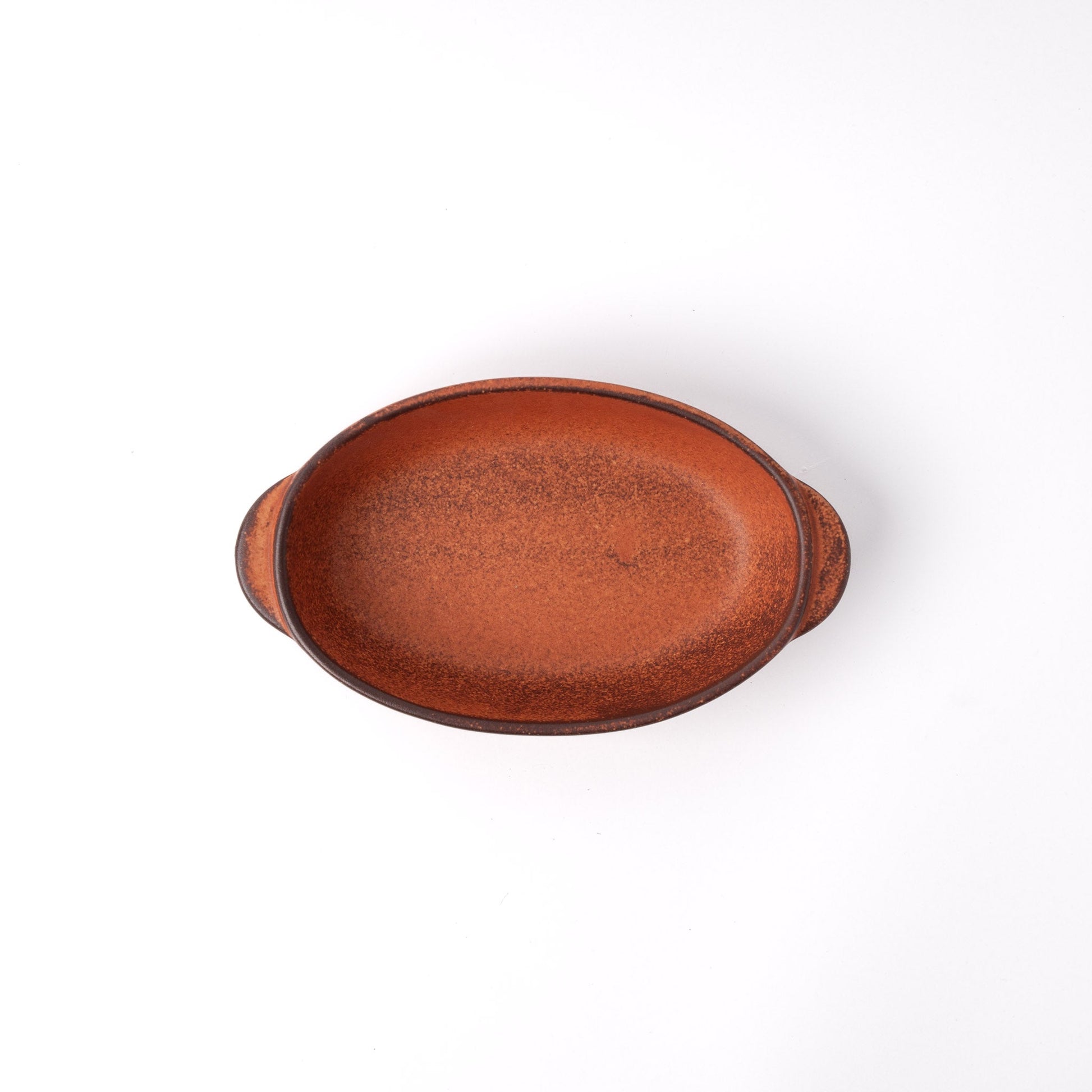 Oven Pot 16cm Oval Orange Donabe - Image 3