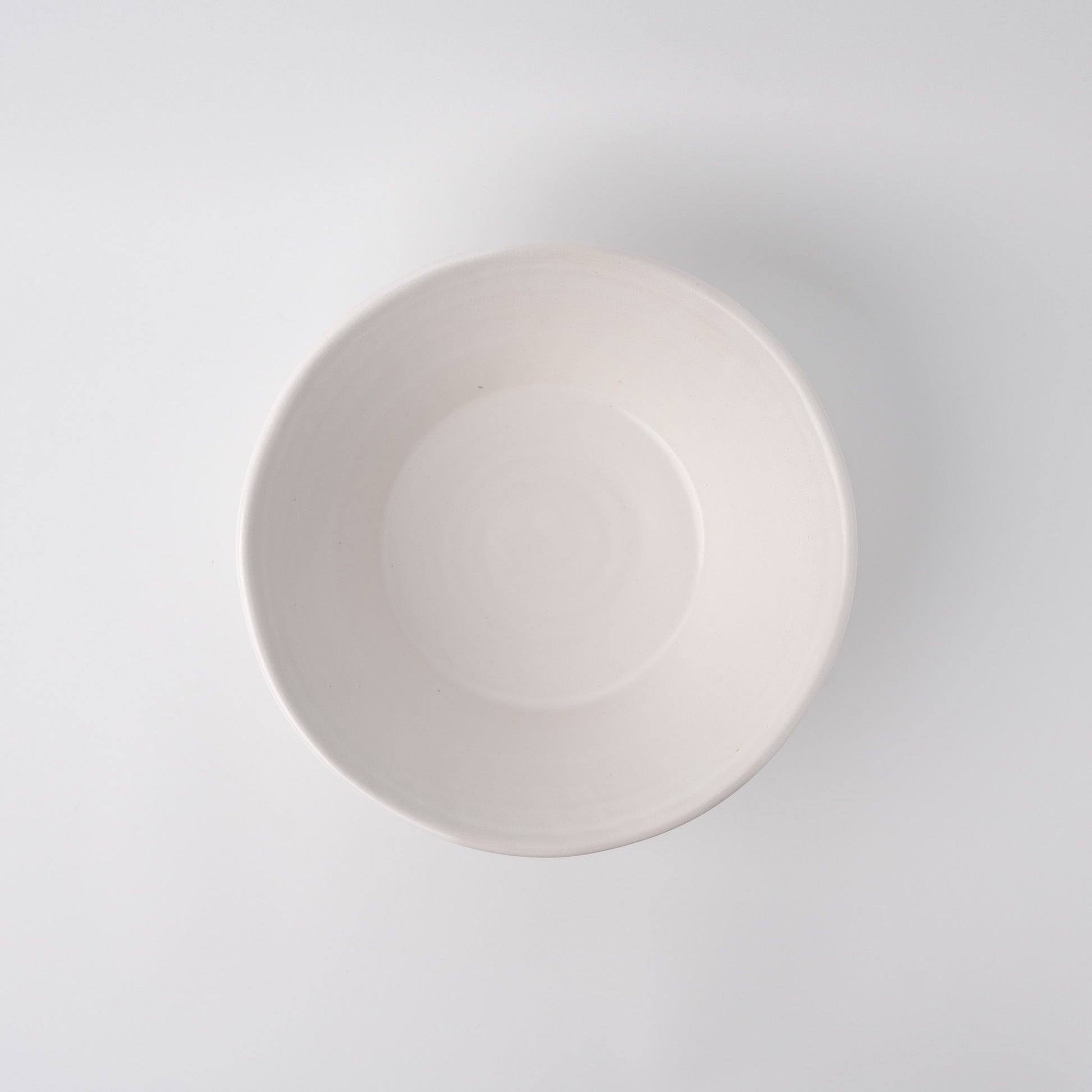 Bowl 21cm Shinogi White Wash Glaze - Image 3