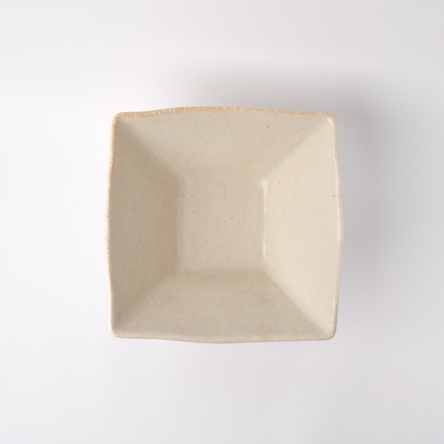 Fluted Bowl Square 21x21cm Oatmeal Glaze - Image 3