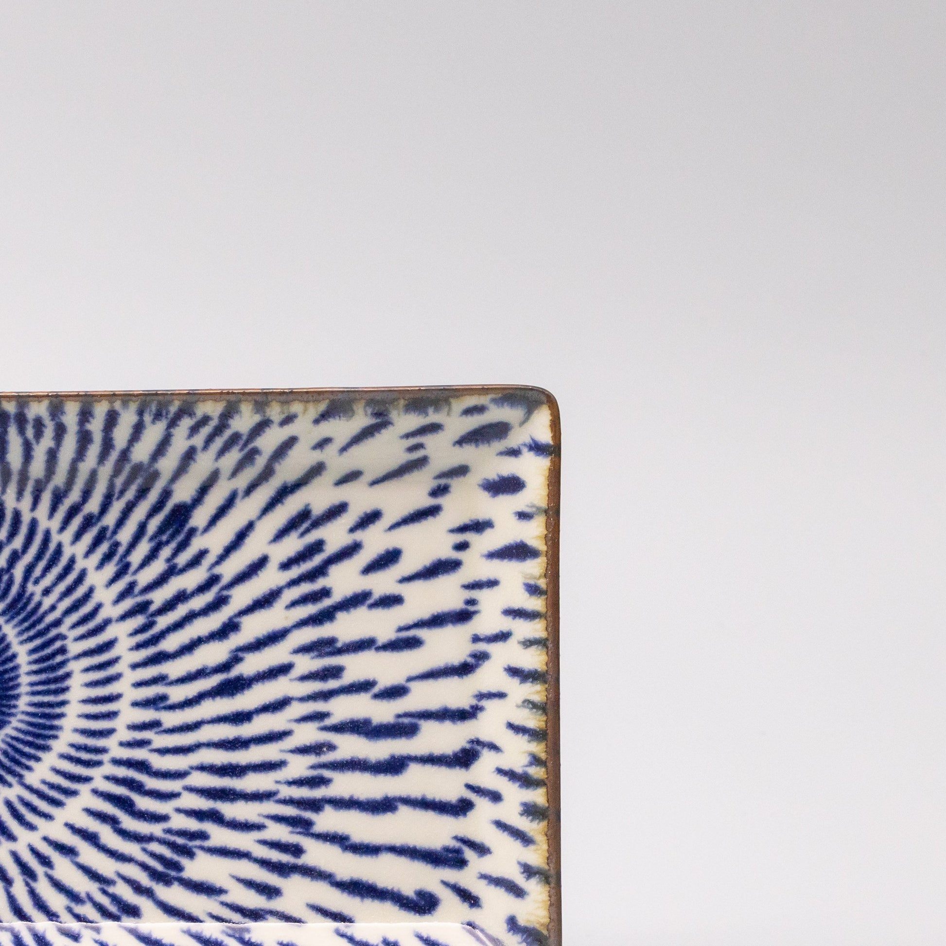 Sushi Plate 25cm Speckled Swirl Design - Image 2