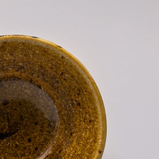 Bowl 12.6cm Shinogi Caramel Glaze - Image 2