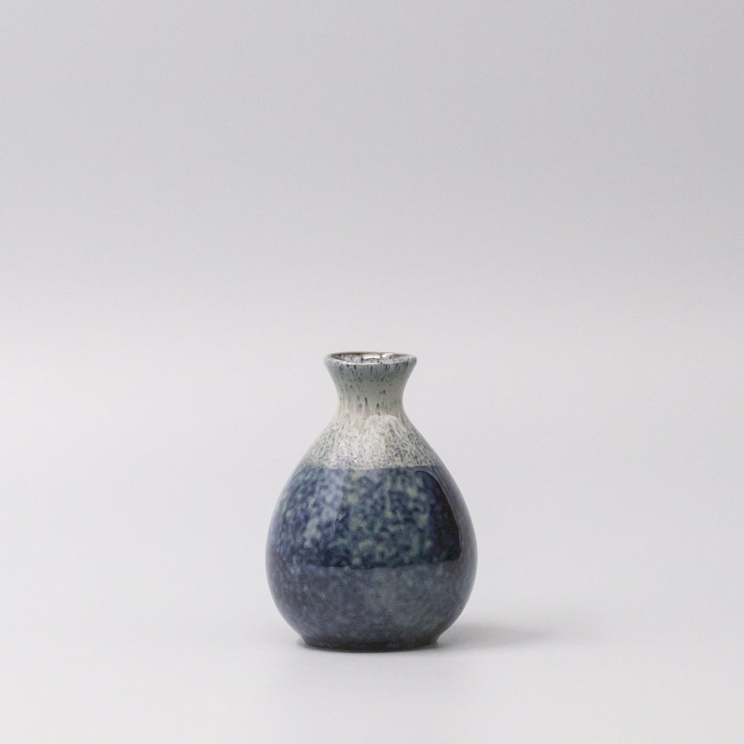 Sake Jug 180ml Denim Drip Glaze - Image 4
