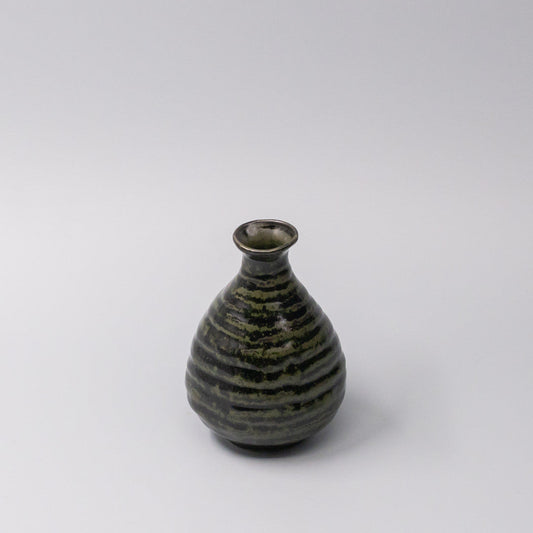 Sake Jug 350ml Moss Black Glaze
