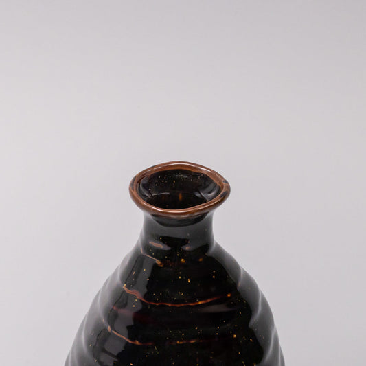 Sake Jug 350ml Tenmokku Glaze - Image 2