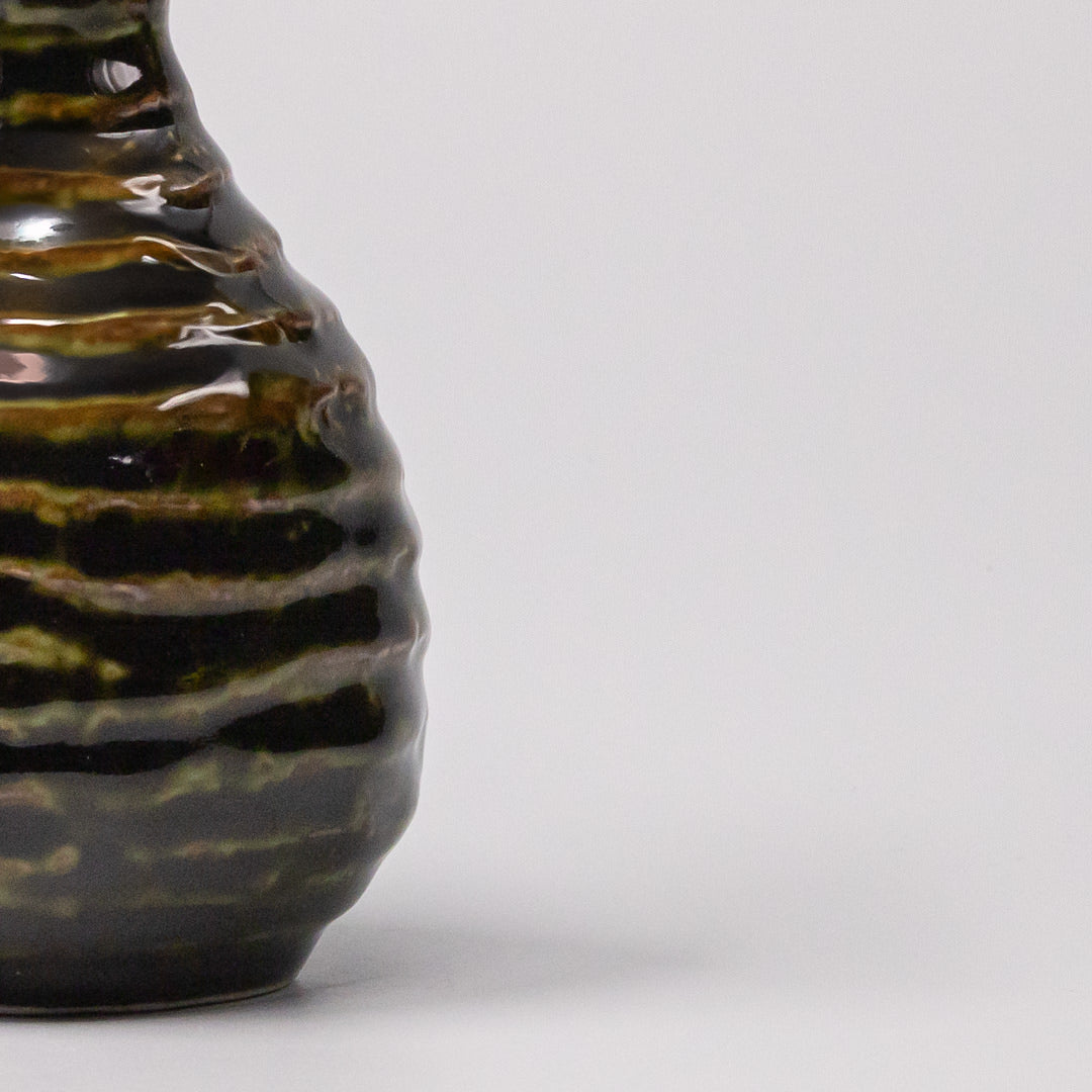 Sake Jug 180ml Sage Brown Glaze - Image 3
