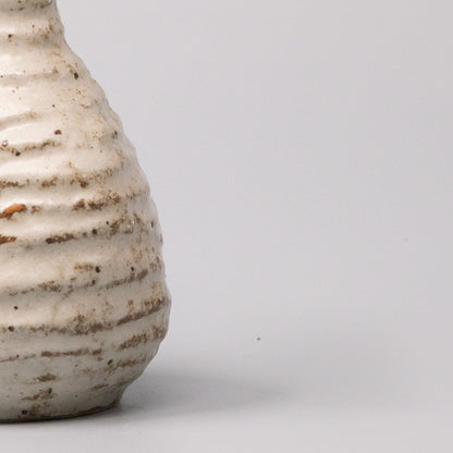 Sake Jug 180ml White Sand Glaze - Image 2