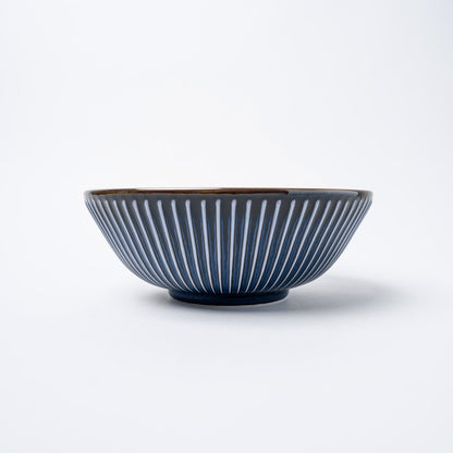 Bowl 21cm Navy Sendan Glaze - Image 2