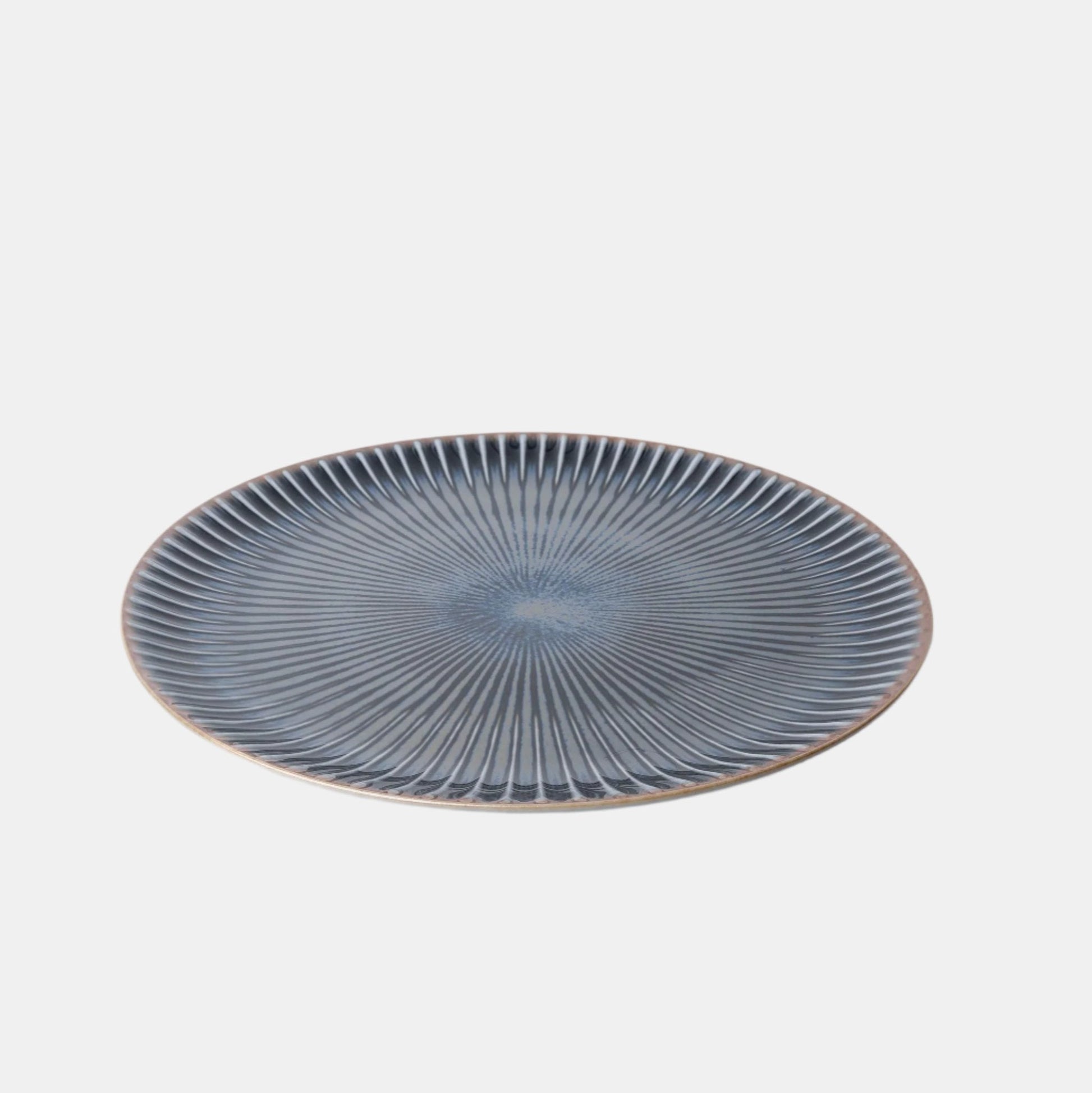 Dinner Plate 23.5cm Navy Sendan Glaze - Image 2