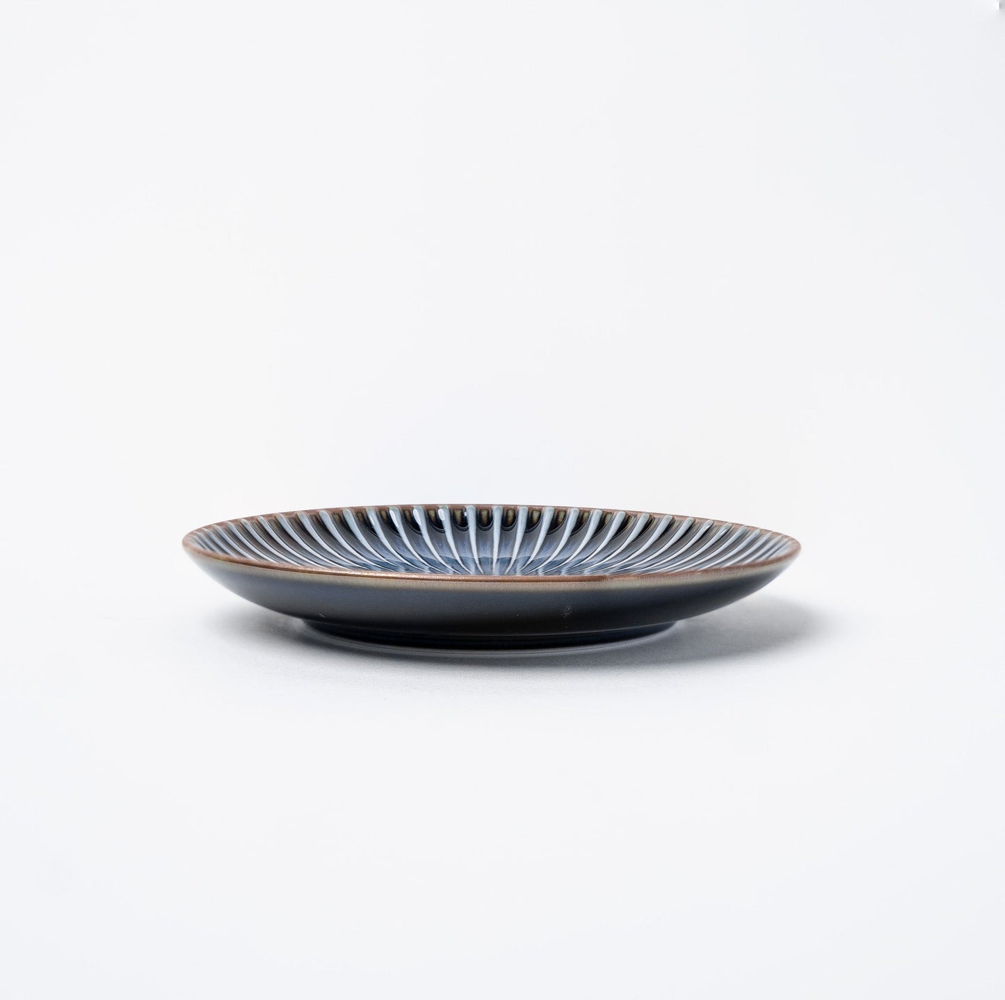 Tapas Plate 16cm Navy Sendan Glaze - Image 2