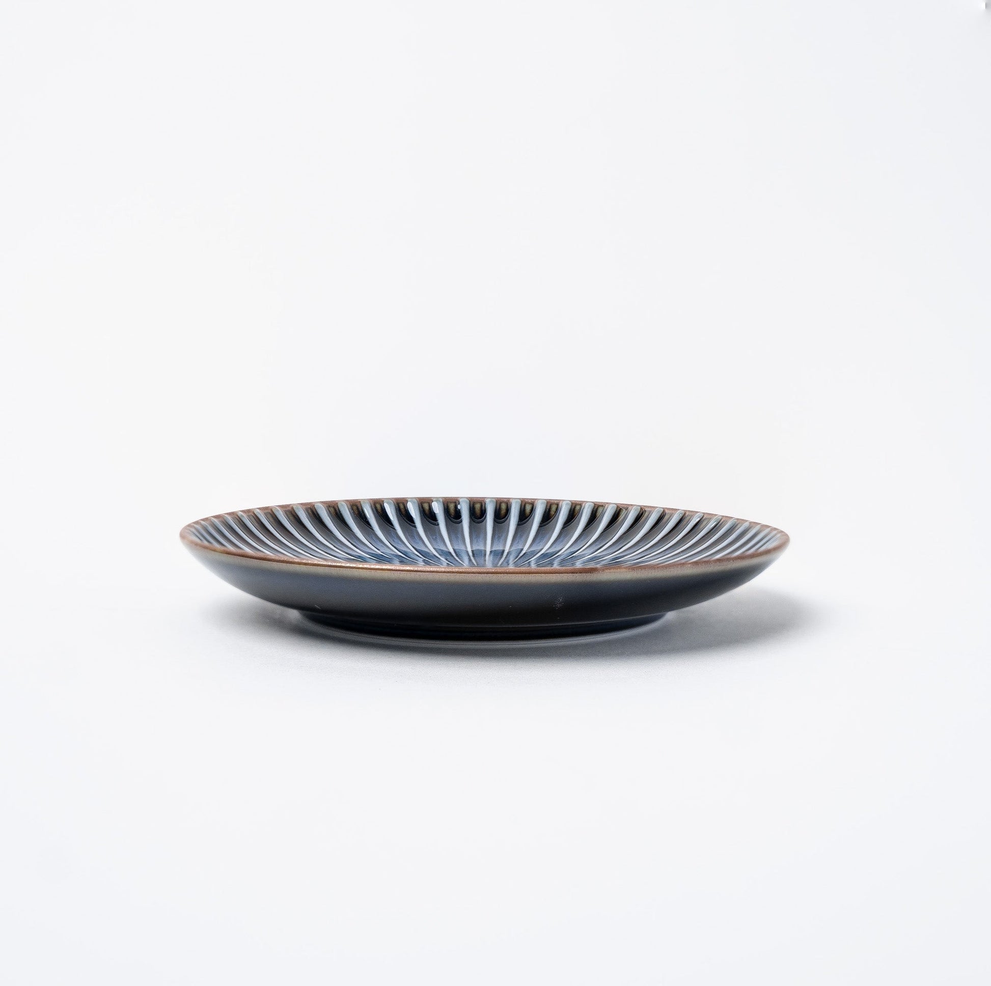Tapas Plate 16cm Navy Sendan Glaze - Image 2