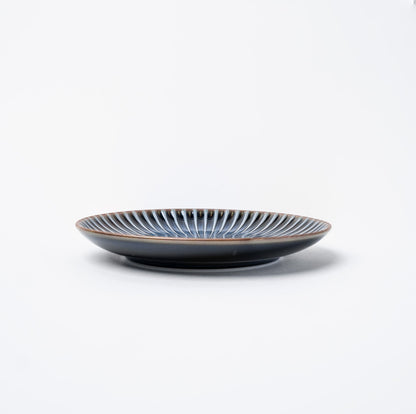 Tapas Plate 16cm Navy Sendan Glaze - Image 2