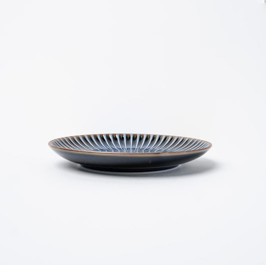 Tapas Plate 16cm Navy Sendan Glaze - Image 2