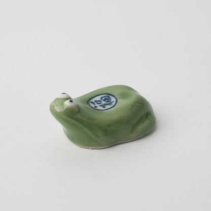 Chopstick Rest Frog Green