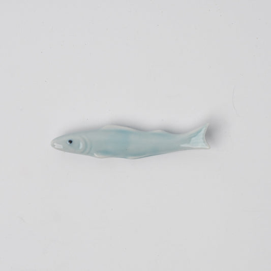 Chopstick Rest Ice Blue Mackerel