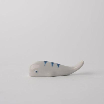 Chopstick Rest Blue Stripe Whale - Image 3
