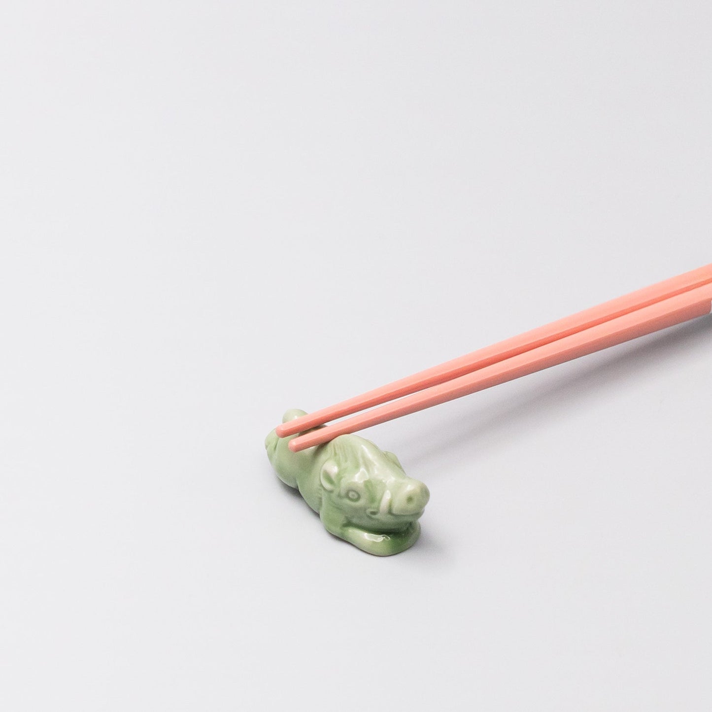 Chopstick Rest Green Boar - Image 2