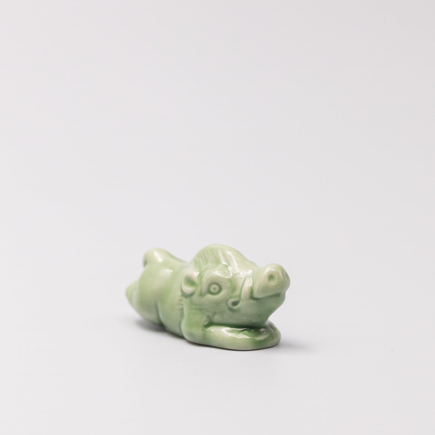 Chopstick Rest Green Boar - Image 4