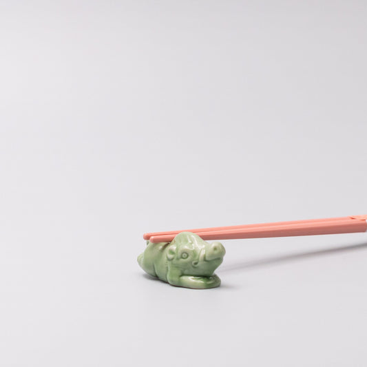 Chopstick Rest Green Boar
